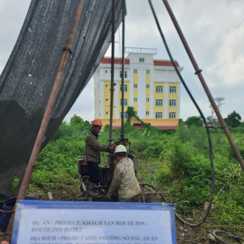 Khảo sát địa chất công trình Khách sạn ROUTE INN